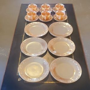 Depression Glass Tea Set